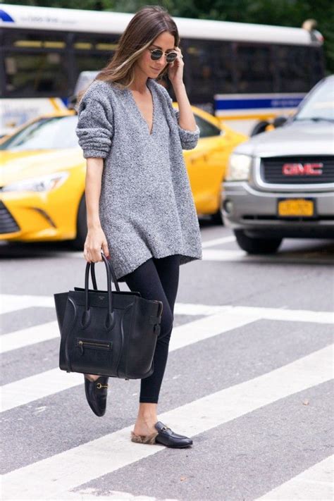 fashion blogger in blue fur sweater and gucci mules|Street Style: 100 Ways to Wear Gucci .